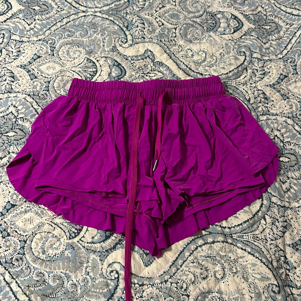 Amazon flowy shorts with built in spandex